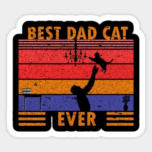 Best Cat Dad Ever Sticker